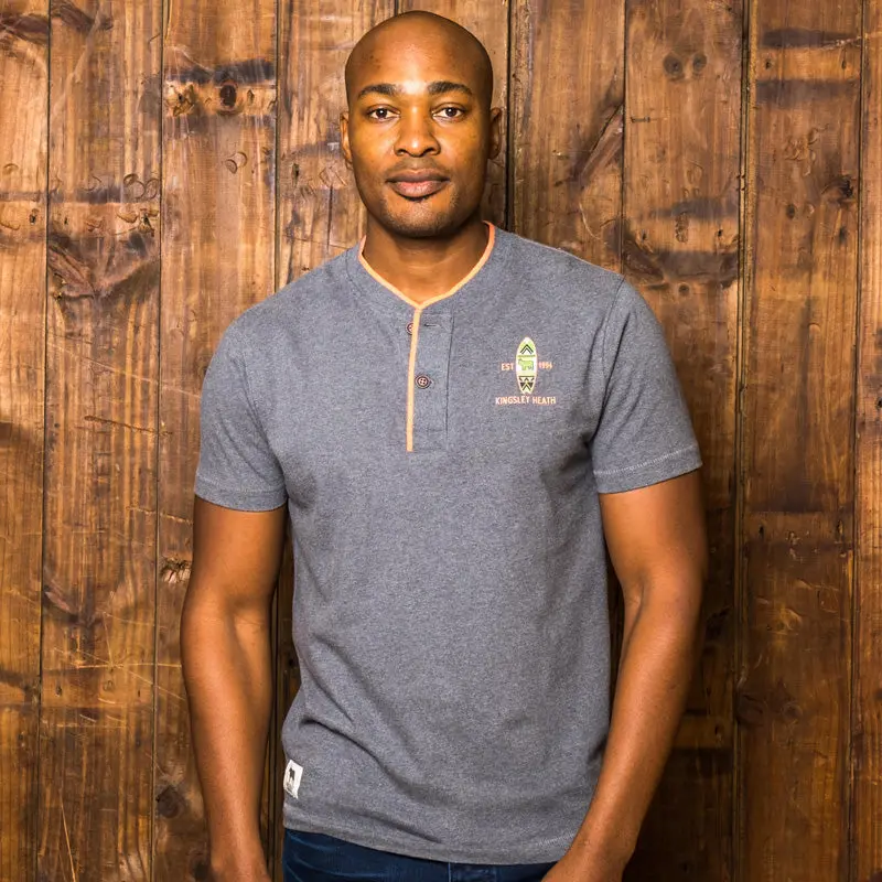 Basotho Surf Tipped Henley Jackal 1