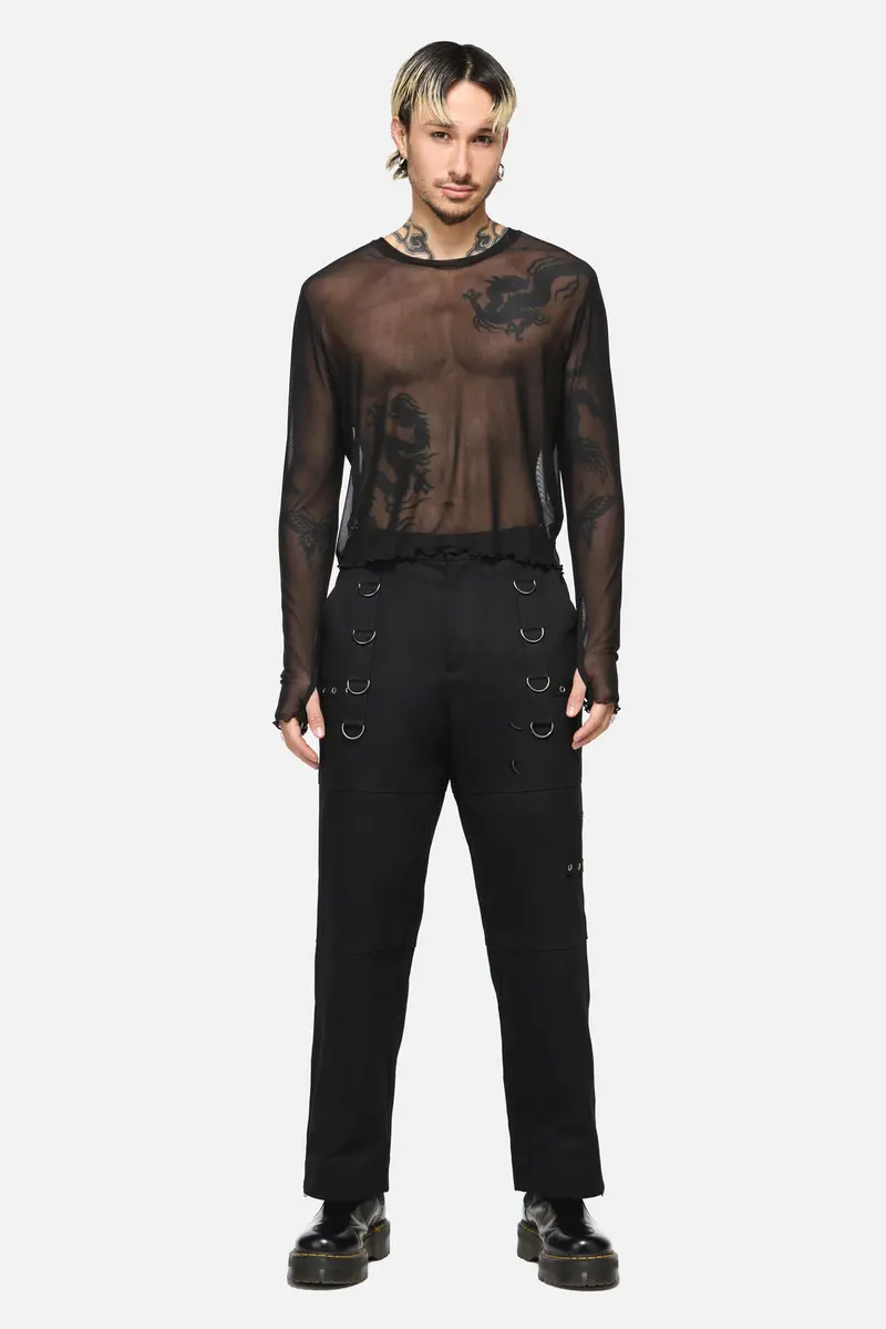 Batz Cropped Mesh Top 1