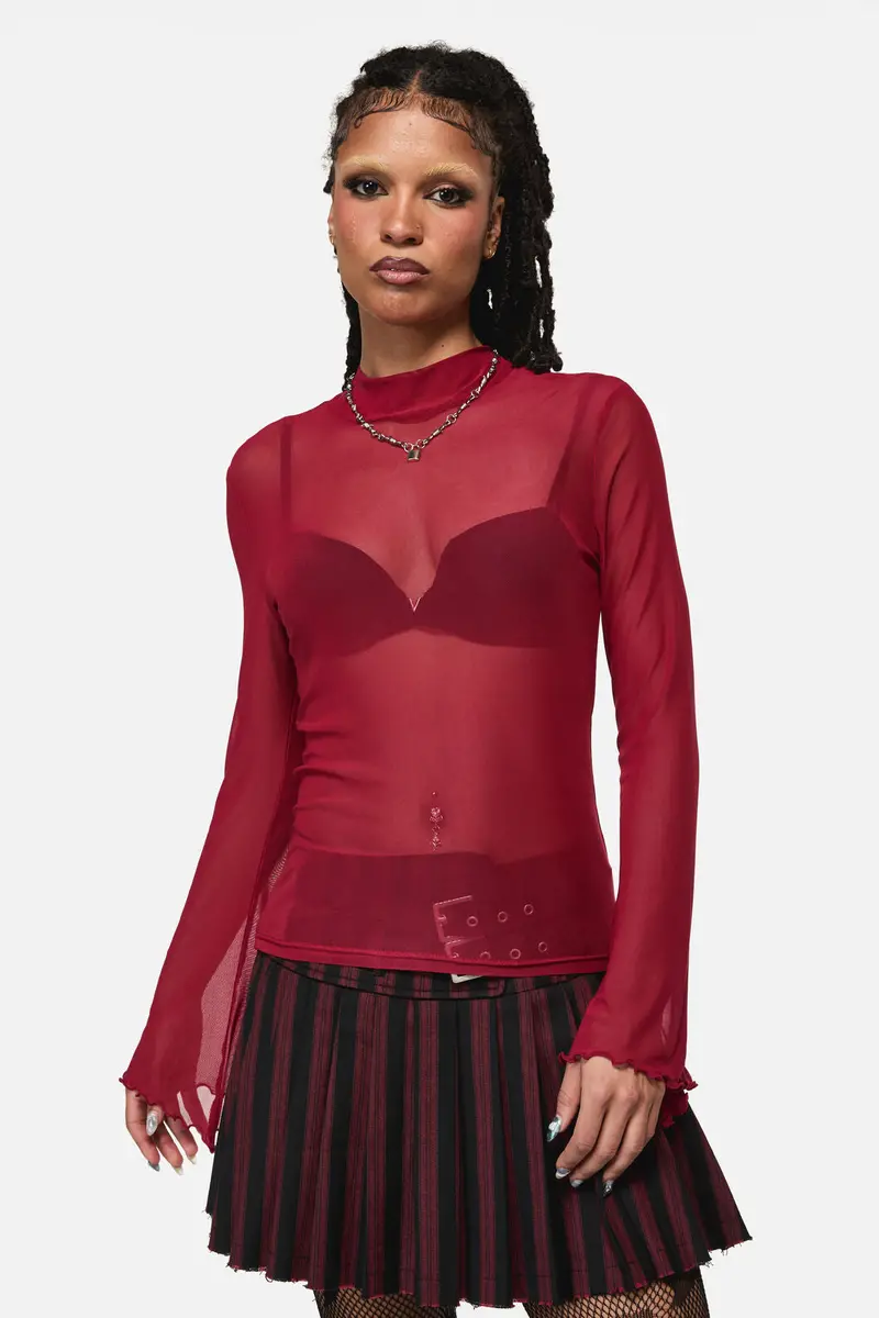 Batz Goth Mesh Top 1
