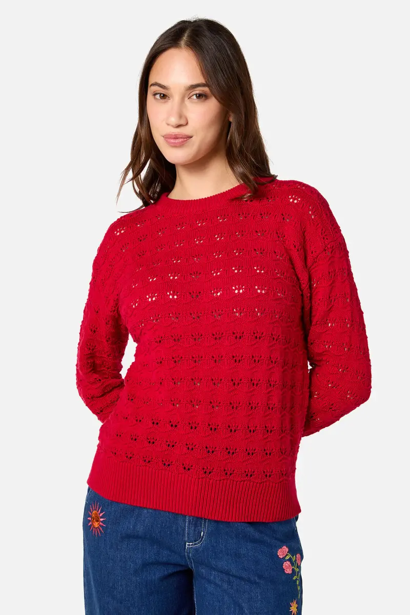 Bea Lacey Knit Jumper 1