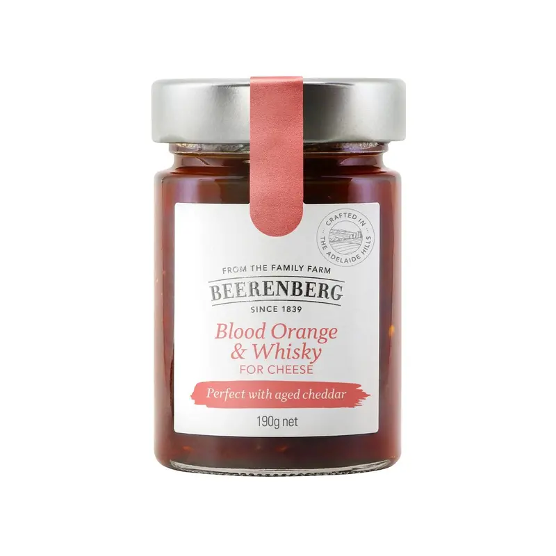 Beerenberg Blood Orange & Whisky For Cheese 190G 1