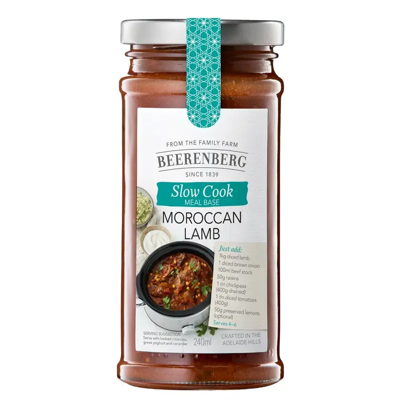 Beerenberg Slow Cooker Moroccan Lamb 240Ml 1