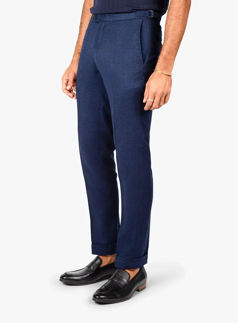 Bellini Flannel Royal Blue Trousers 1