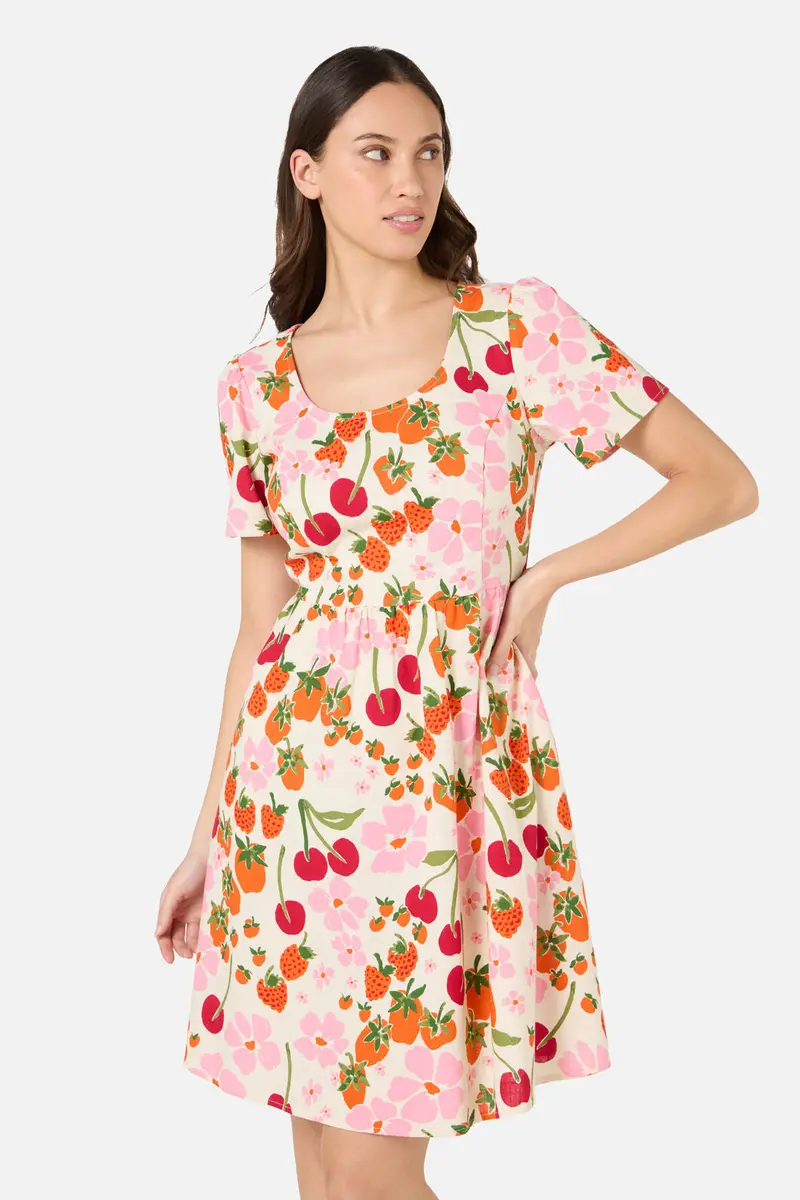 Berries N Cream Mini Dress 1