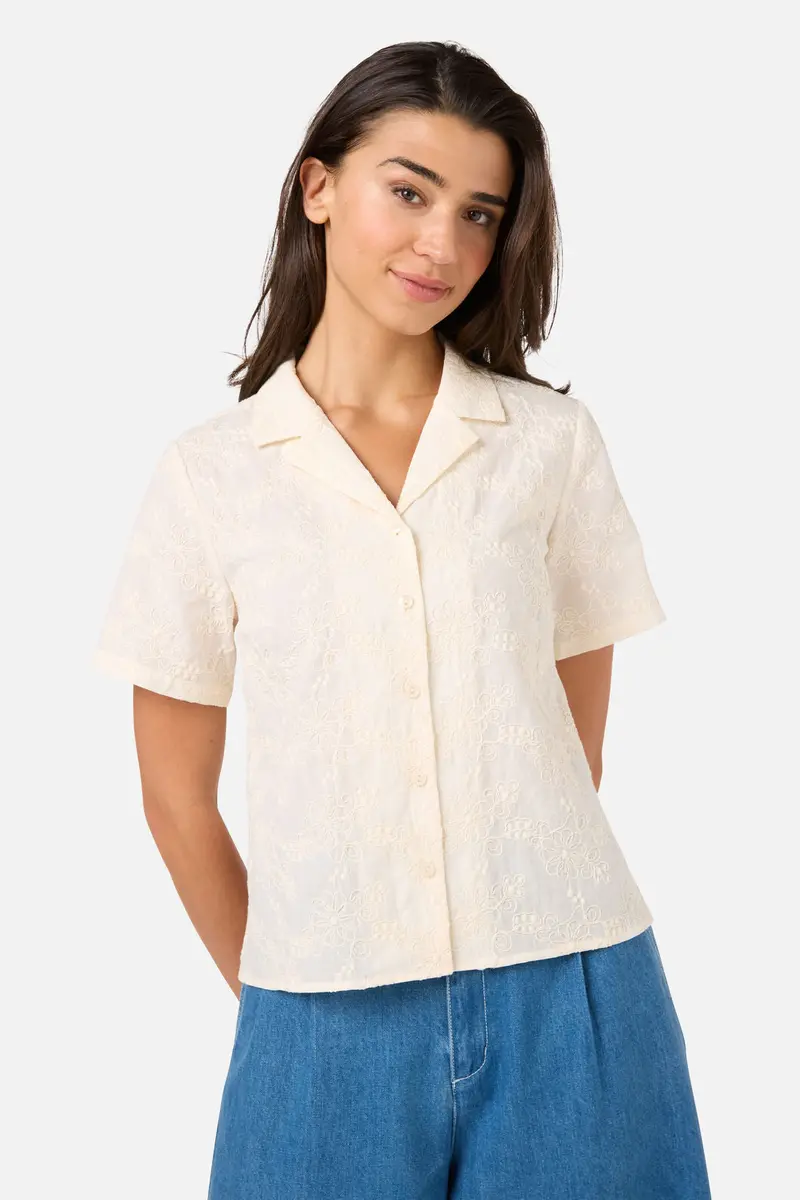 Bianca Broderie Floral Shirt 1