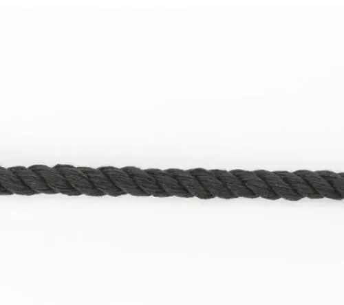 Birch Piping Cord, Black - Size 2 1