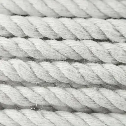 Birch Piping Cord, White - Size 5 1
