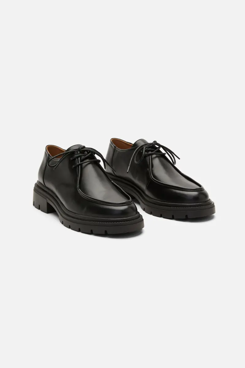 Black Lace Up Brogue 1