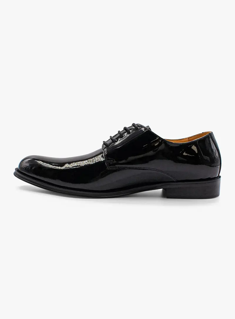 Black Patent Leather Dinner Shoe 1