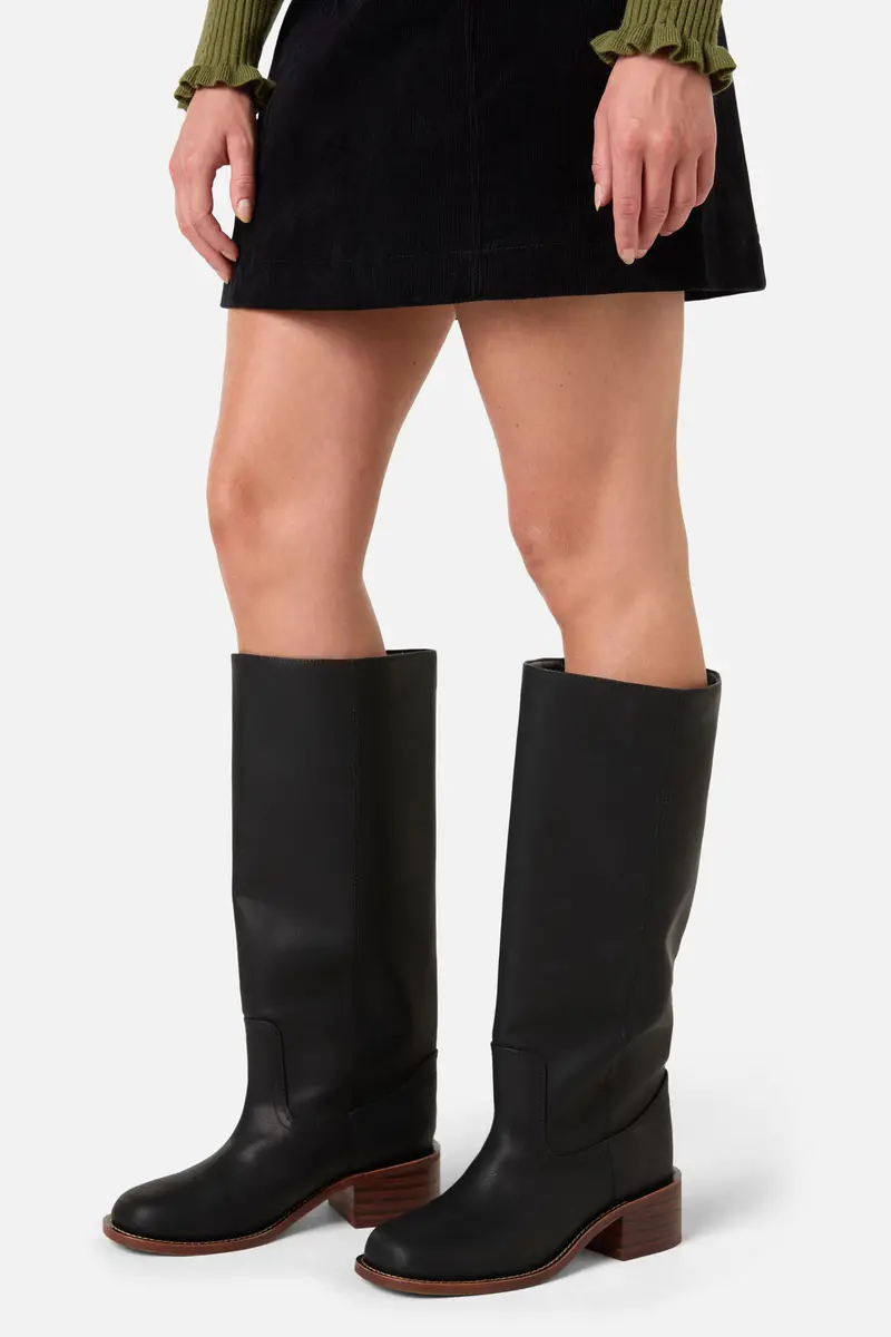 Black Riding Boot 1