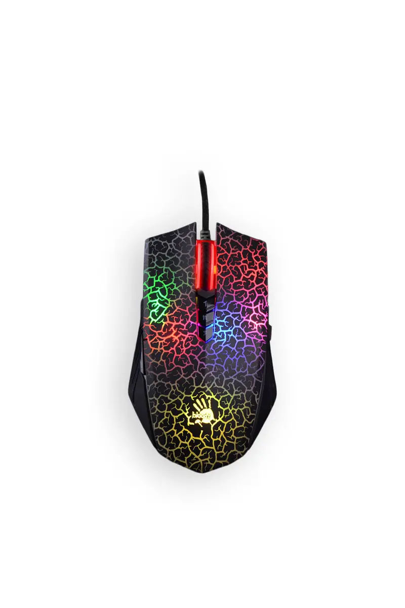 Bloody A70 Light Strike Black Wired 6200 Cpi Optical Gaming Mouse 1