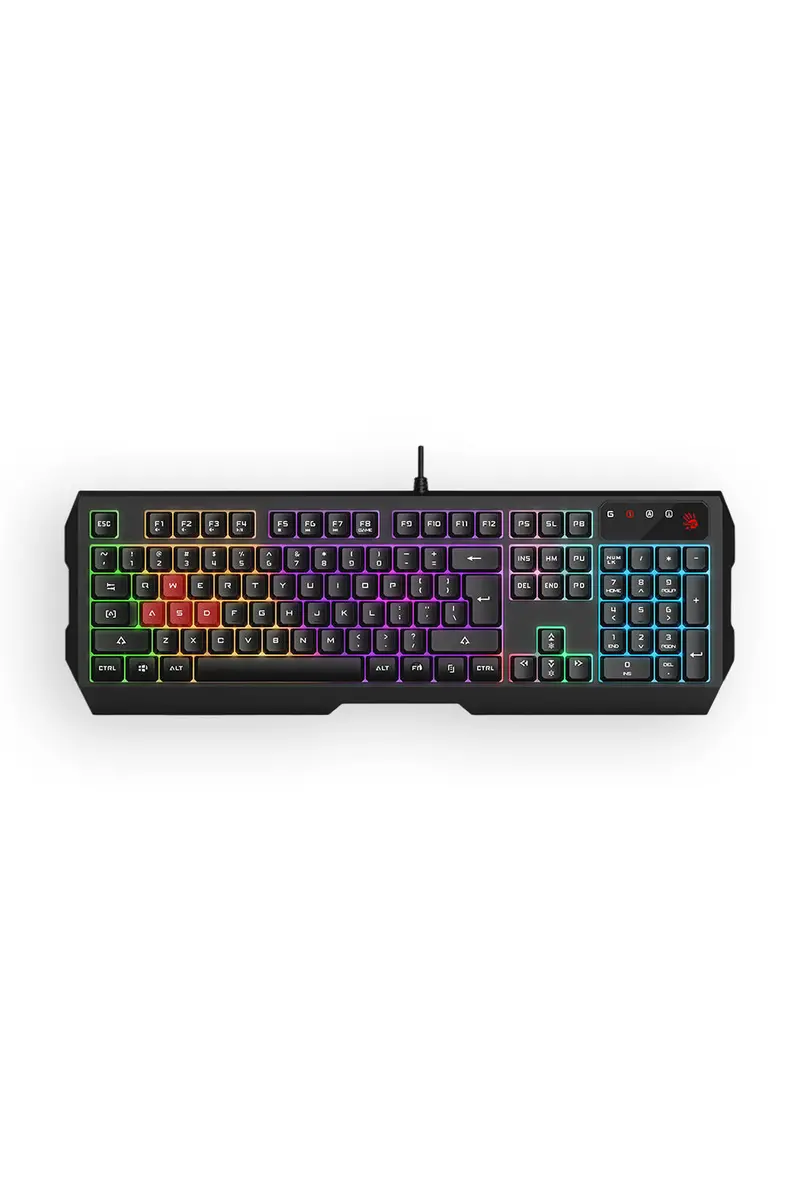 Bloody B135n Black Usb Wired Full-Size Neon Backlit Gaming Keyboard 1