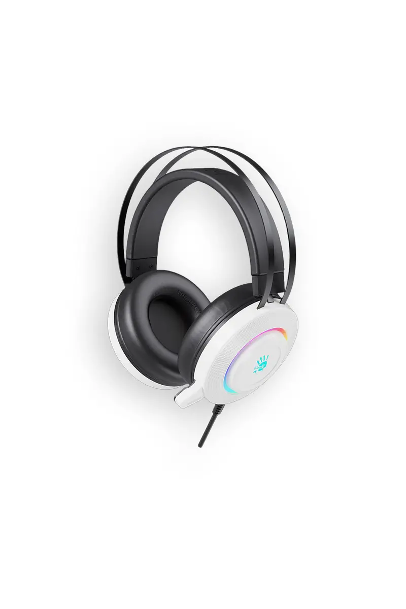 Bloody G521 White Over-Ear Virtual 7.1 Usb Wired Gaming Headset 1