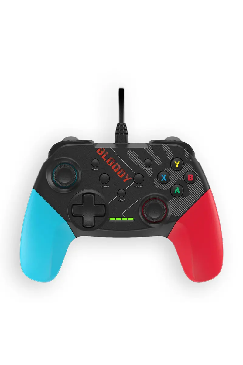 Bloody Gp30 Sports Blue Usb Wired Gamepad Controller 1