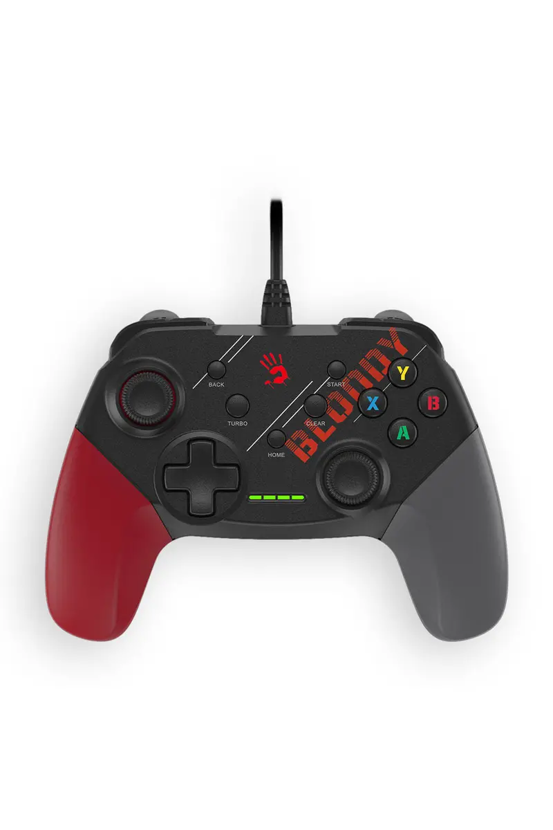 Bloody Gp30 Sports Red Usb Wired Gamepad Controller 1