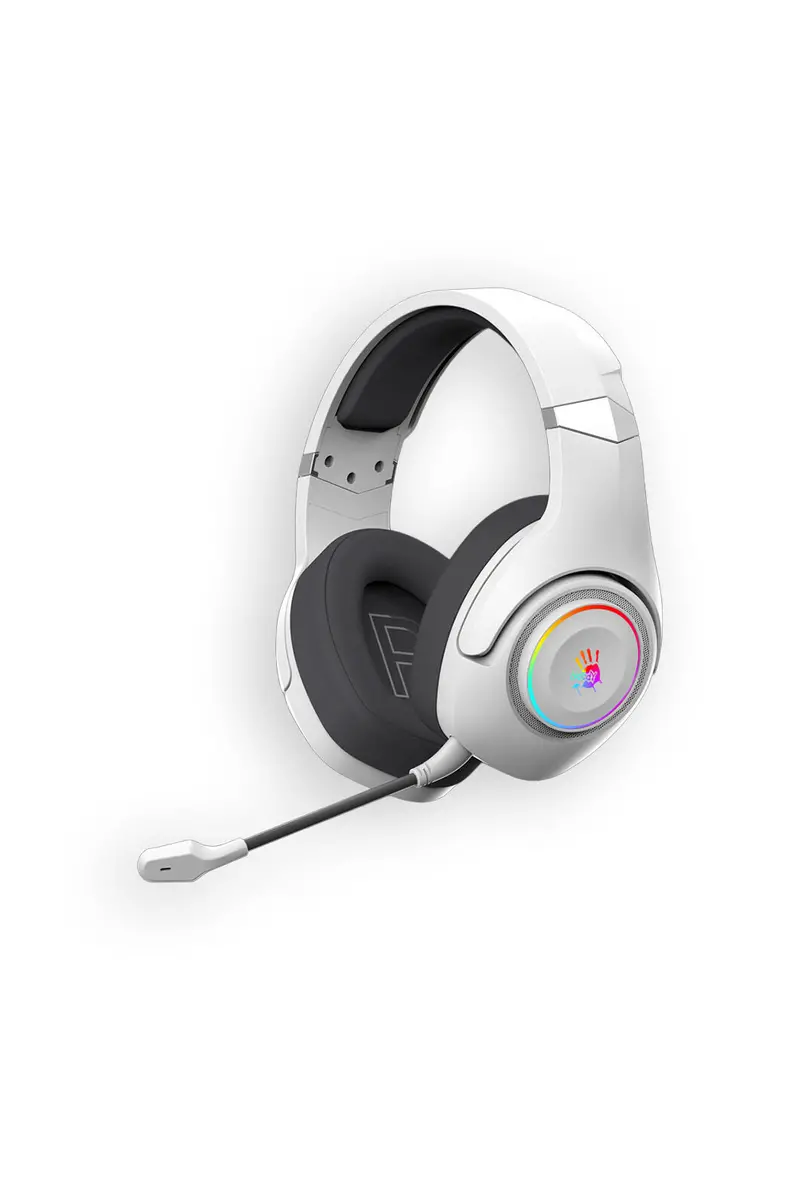 Bloody Gr270 White All-In-One Wireless Rgb Gaming Headset 1