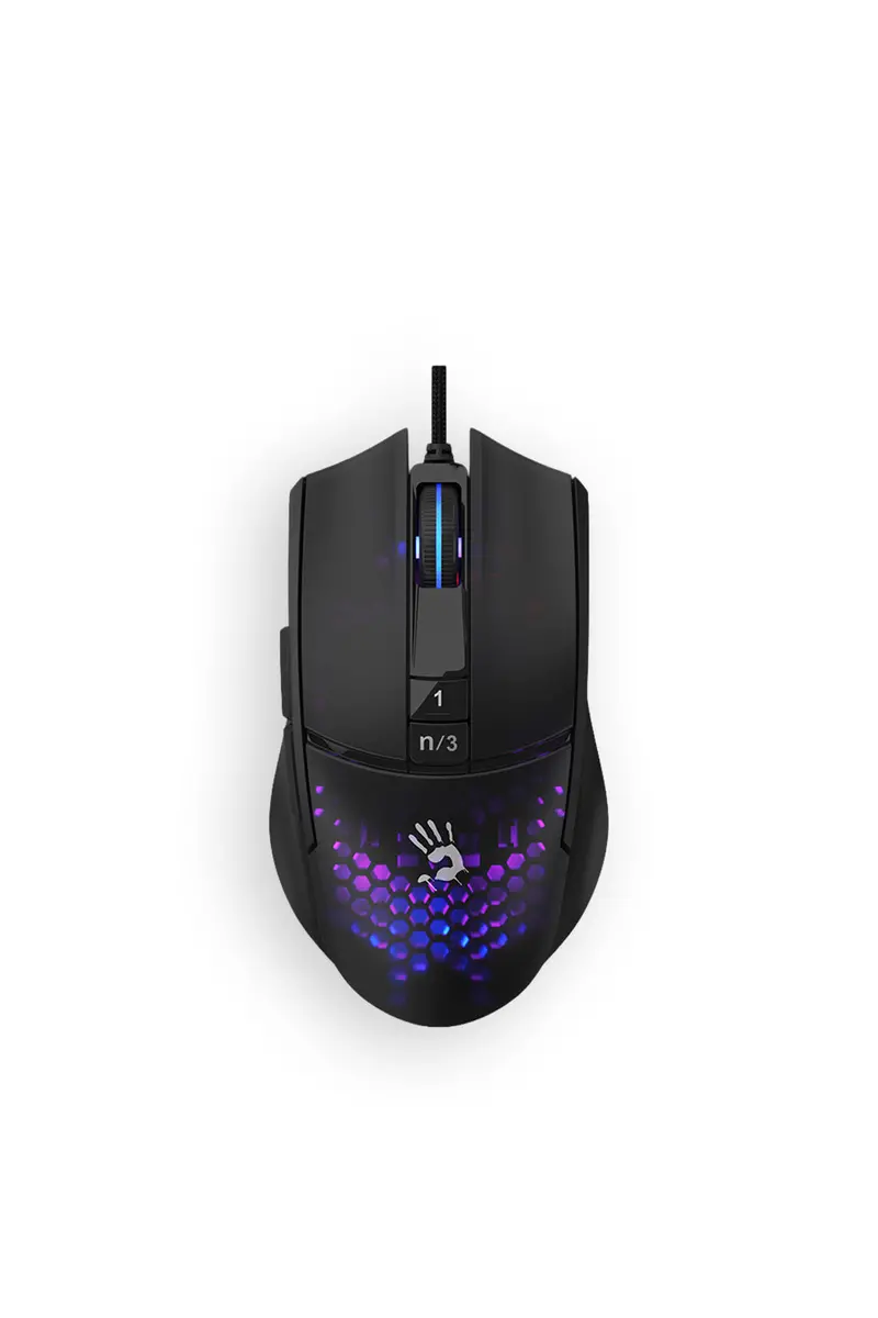 Bloody L65 Max-Ac Honeycomb Lightweight Honeycomb Rgb 12,000 Cpi Gaming Mouse 1
