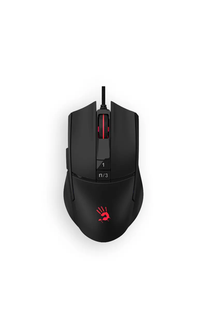 Bloody L65 Max-Ac Stone Black Lightweight Honeycomb Rgb 12,000 Cpi Gaming Mouse 1