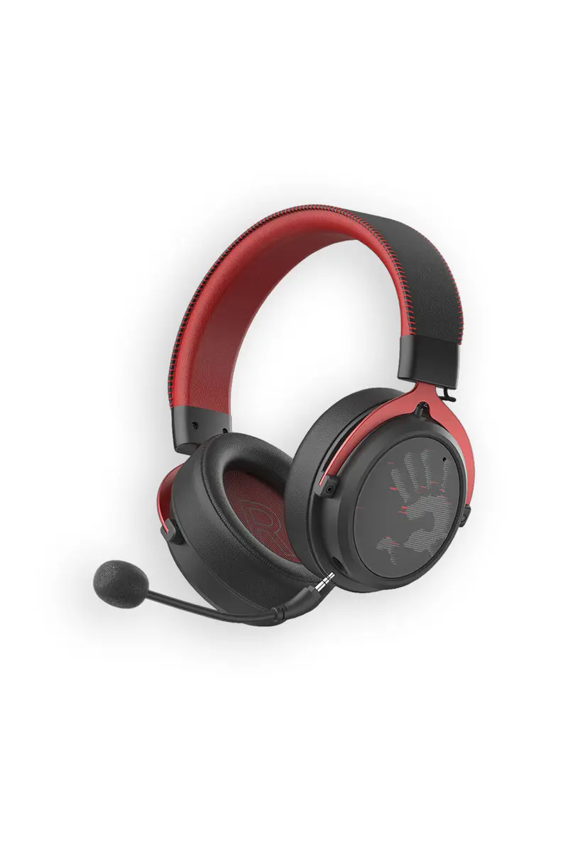 Bloody Mr590 Sports Red Multi Mode Wireless Enc Gaming Headset 1