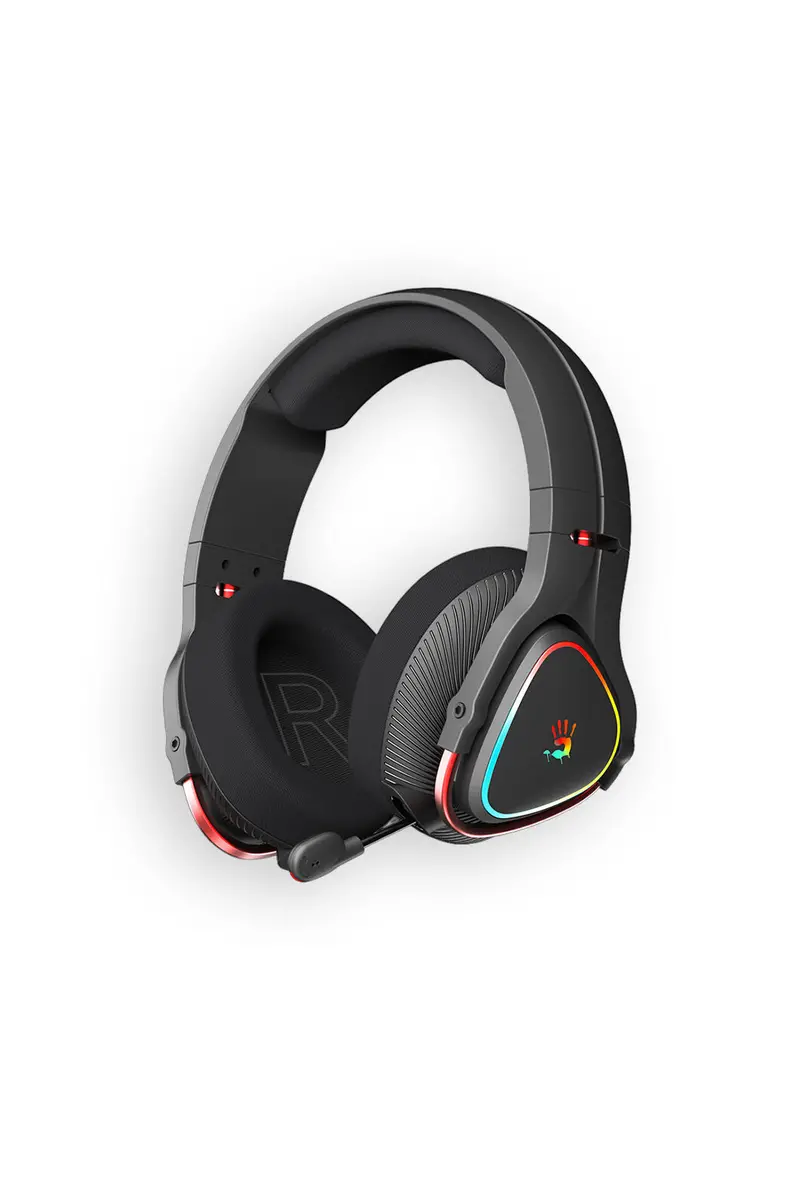 Bloody Mr720 Black Multi-Mode Rgb Wireless Gaming Headphone 1