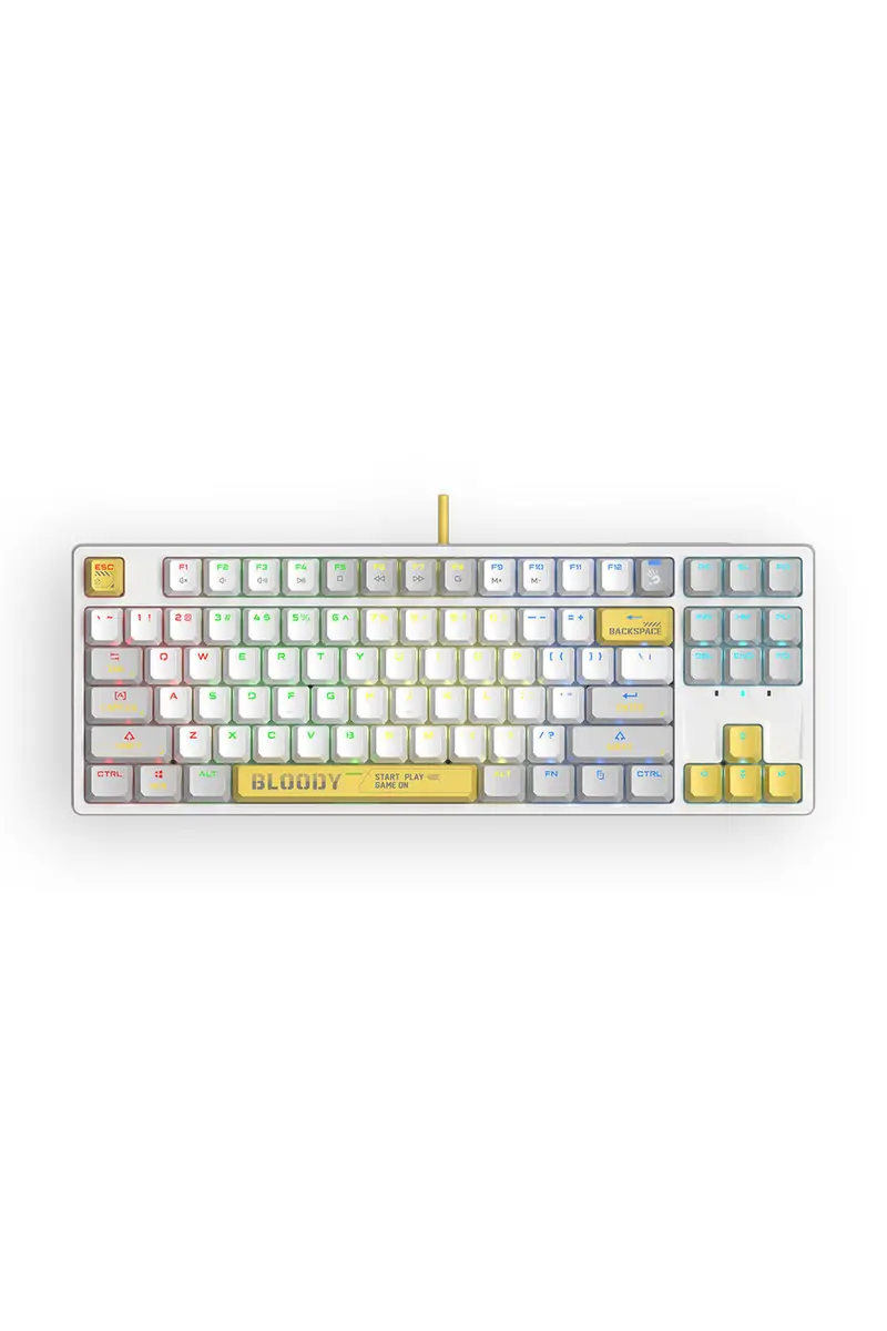 Bloody S87 Energy White Tkl Blms Mechanical Keyboard 1