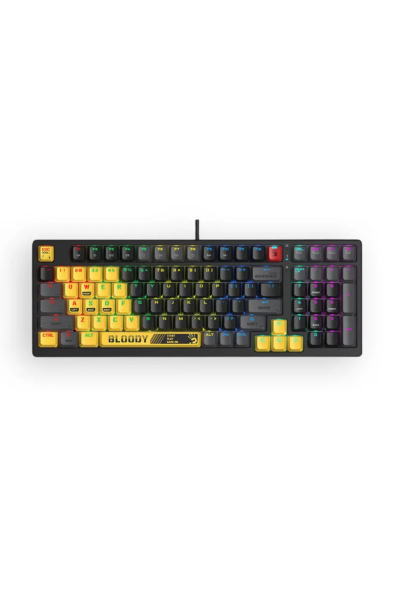 Bloody S98 Blms Sports Lime 80% Hot-Swappable Quiet Typing Gaming Keyboard 1