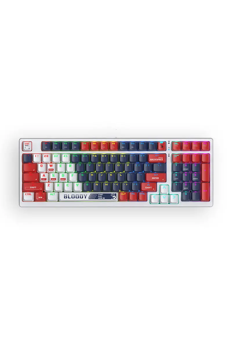 Bloody S98 Blms Sports Navy 80% Hot-Swappable Quiet Typing Gaming Keyboard 1