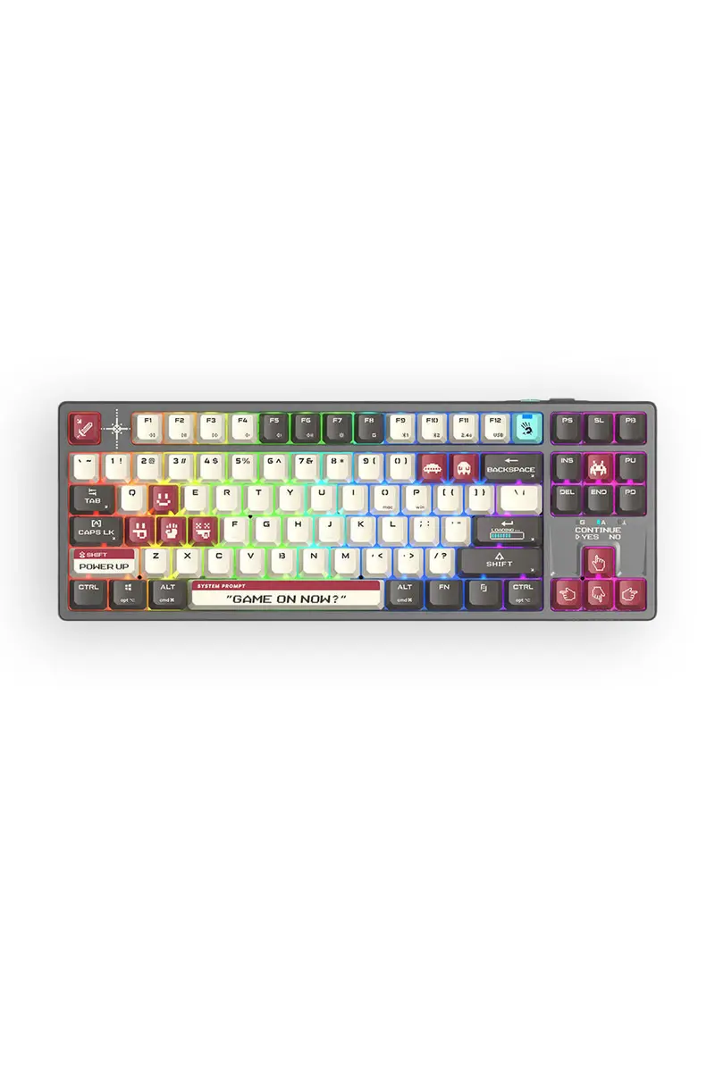 Bloody Ws87 Pixels Red Tkl Dual Core Wireless Mechanical Keyboard 1