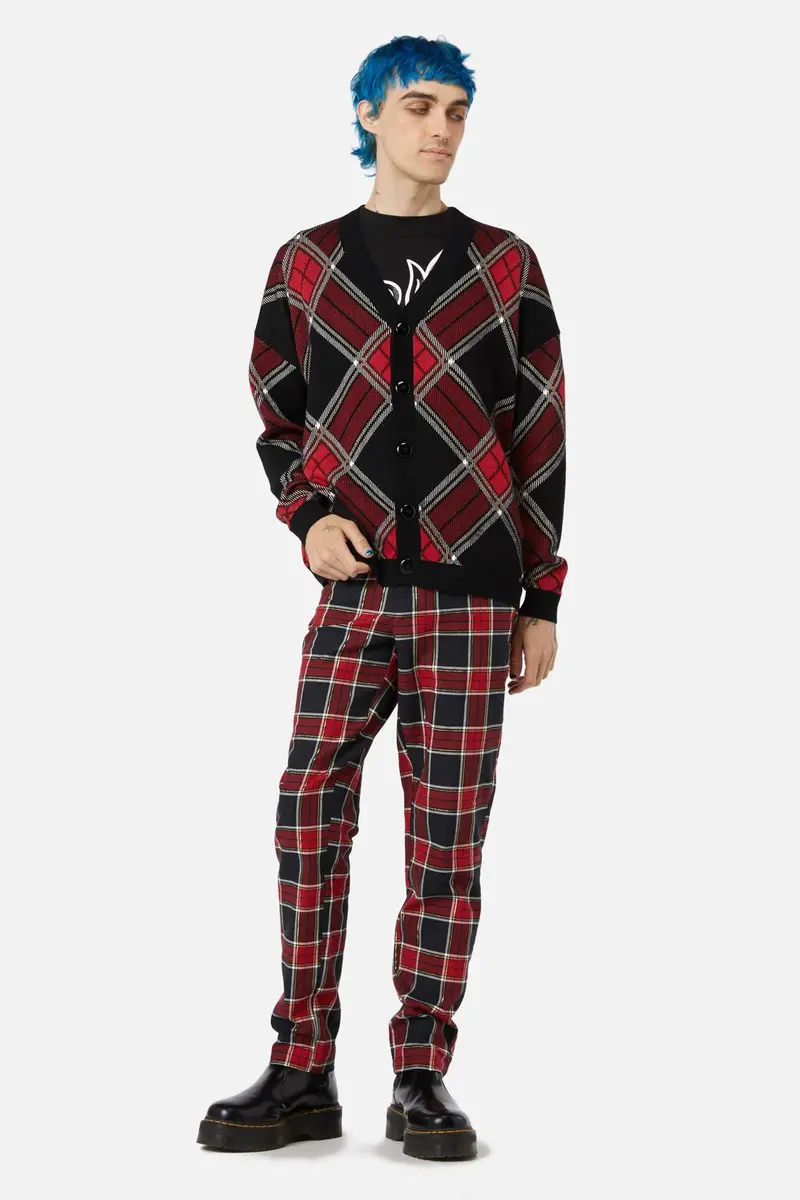 Boundless Tartan Cardi 1