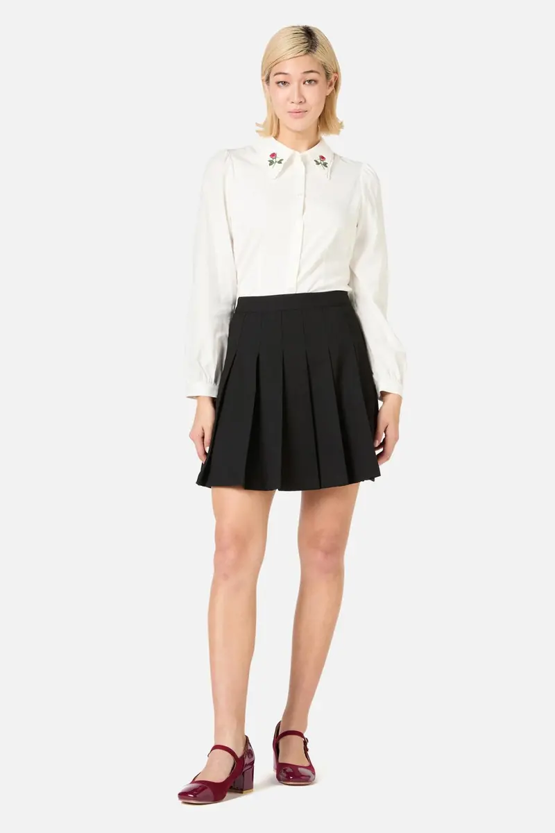 Briony Pleated Mini Skirt 1