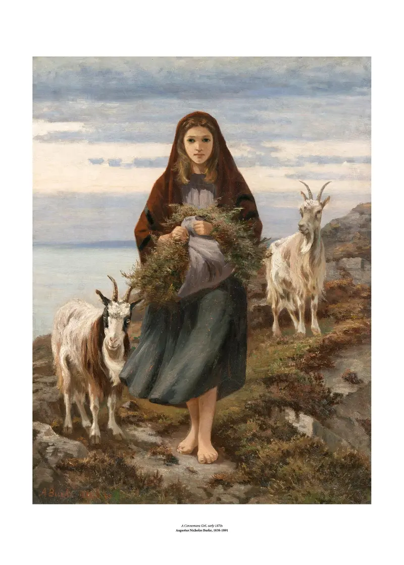 Burke, A Connemara Girl Art Print 1