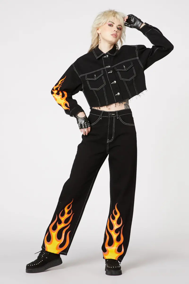 Burn Baby Denim Jeans 1