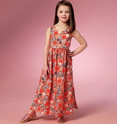 Butterick Pattern B6202 Girls Dress 1