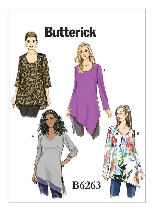 Butterick Pattern B6263 Women's Tunic 1
