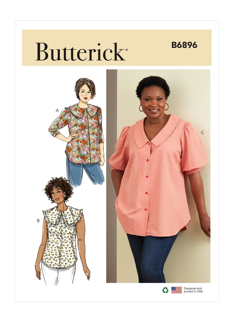 Butterick Pattern B6896 Women's Top 1