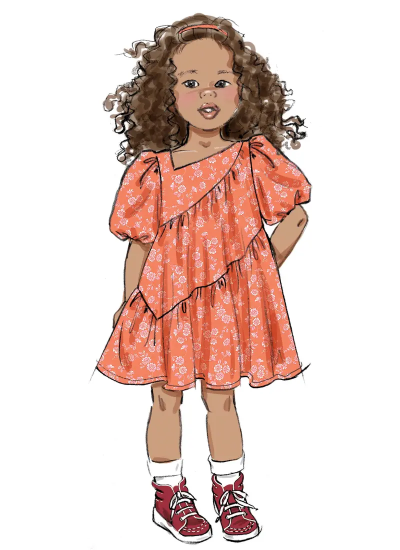 Butterick Pattern B6988 Child Dress 1