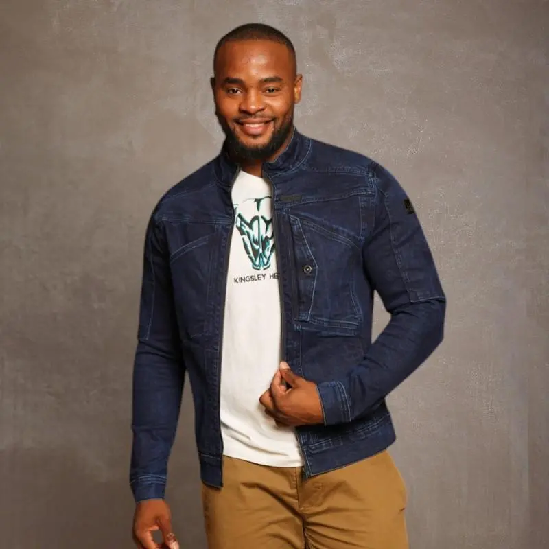 Cape Quarter Denim Jacket - Solid Ink Wash 1