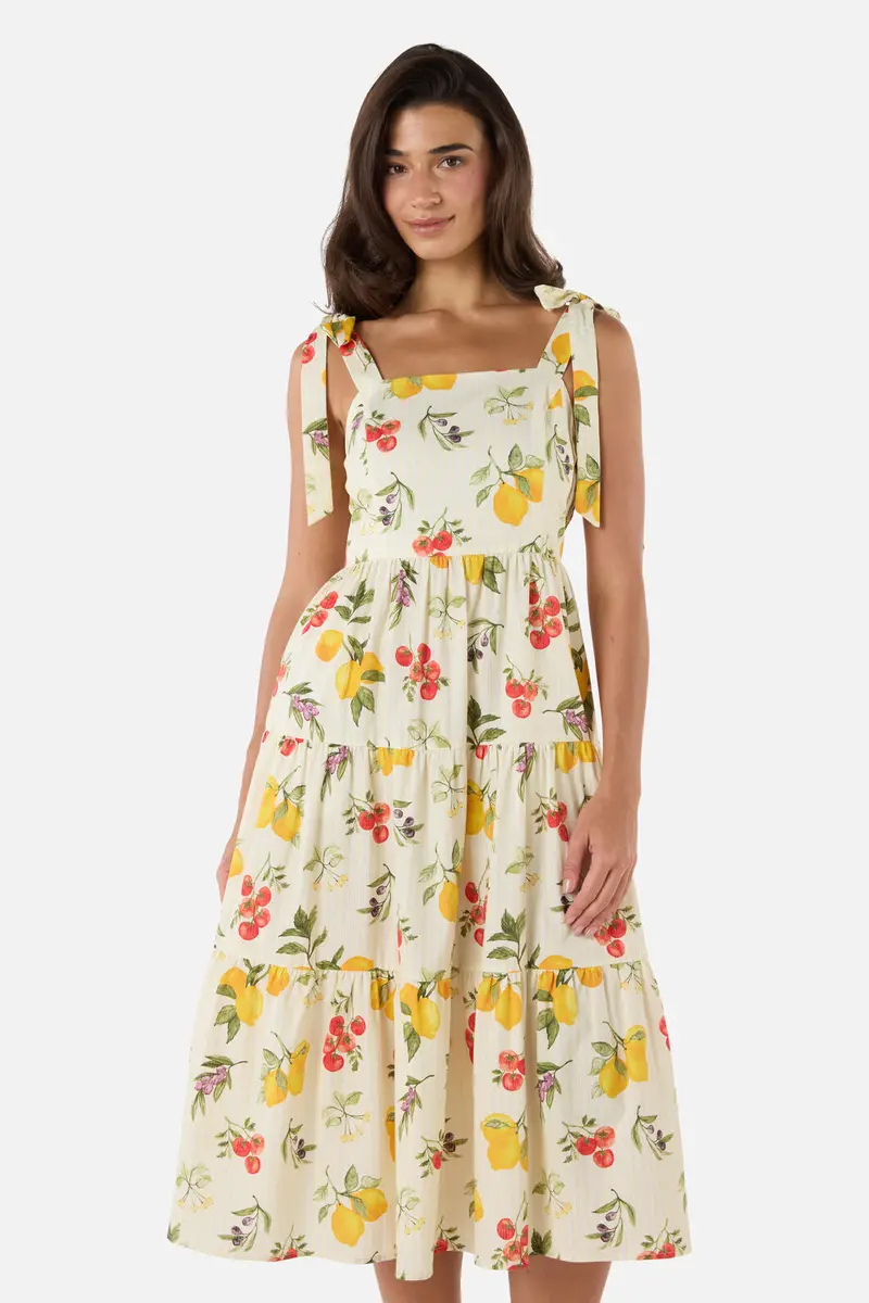 Carla Picnic Tiered Midi Dress 1