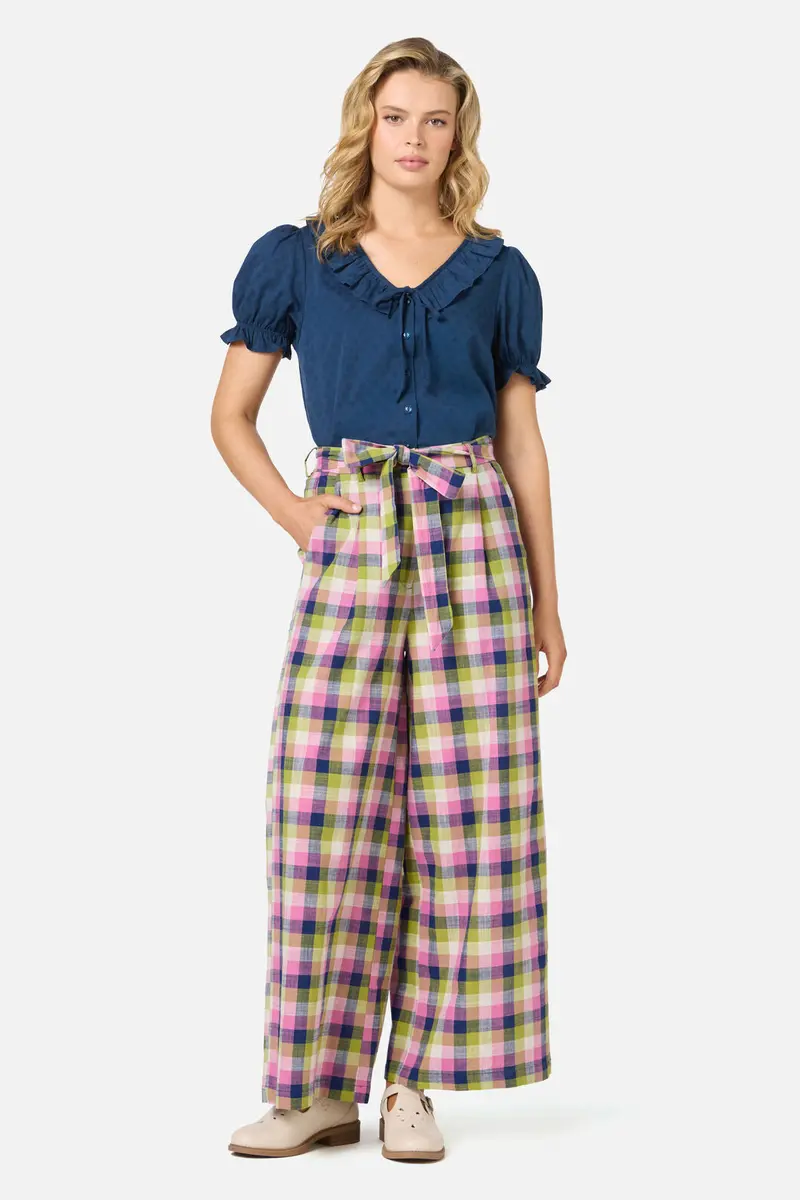 Cassie Check Culotte 1