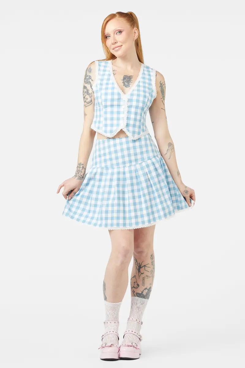 Catrina Gingham Vest 1