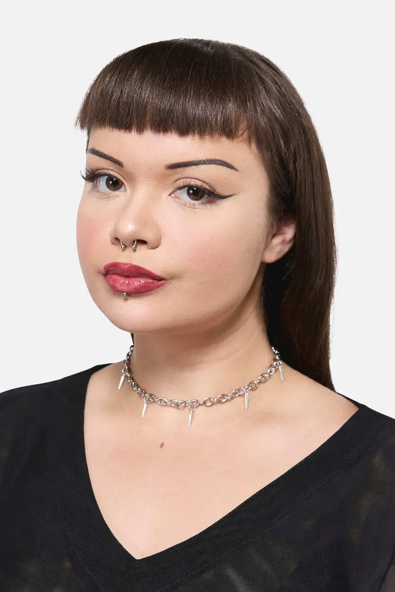 Chain Spike Necklace 1