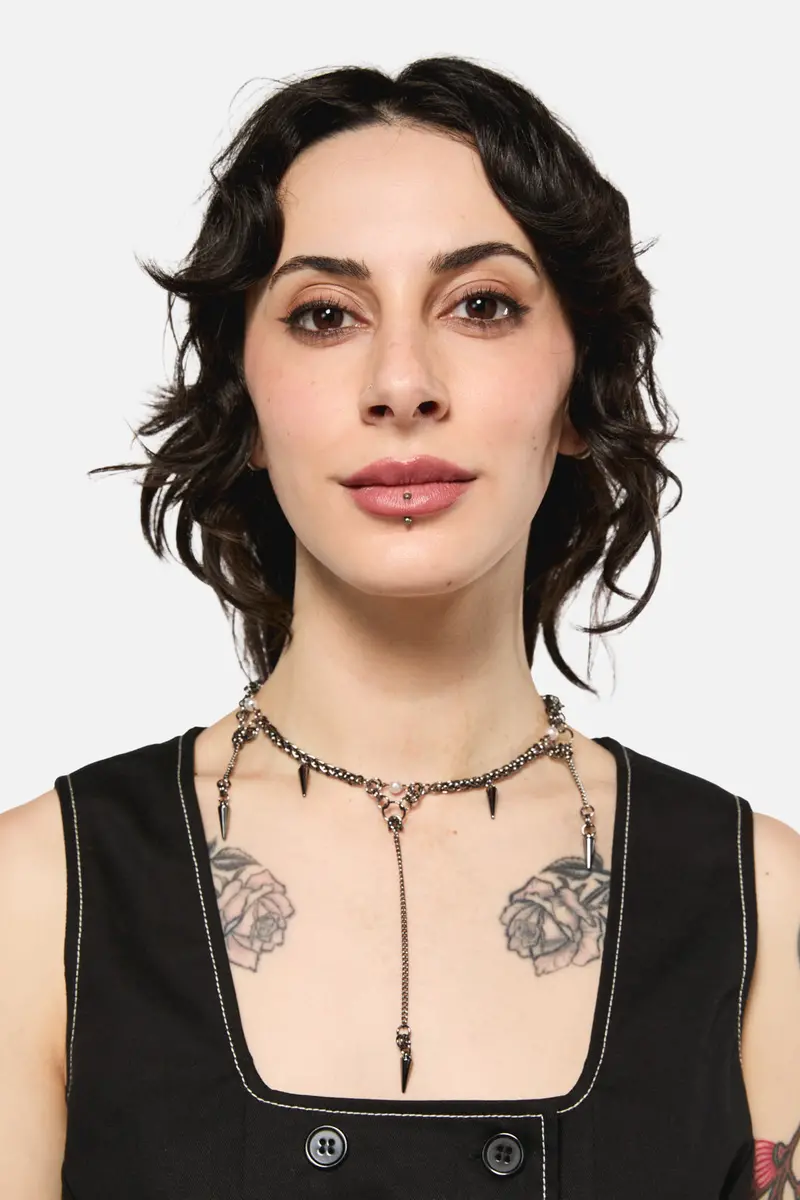 Chainlink Pearl Necklace 1