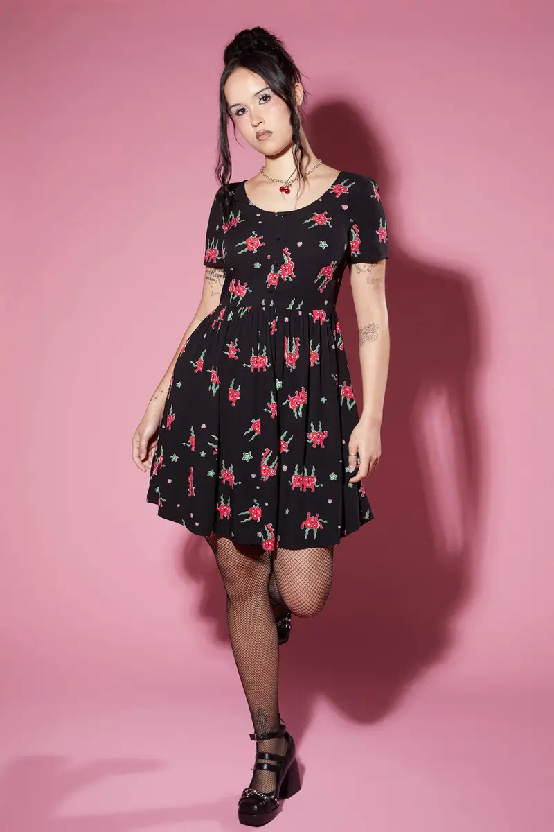 Cheeky Cherries Printed Dress 1