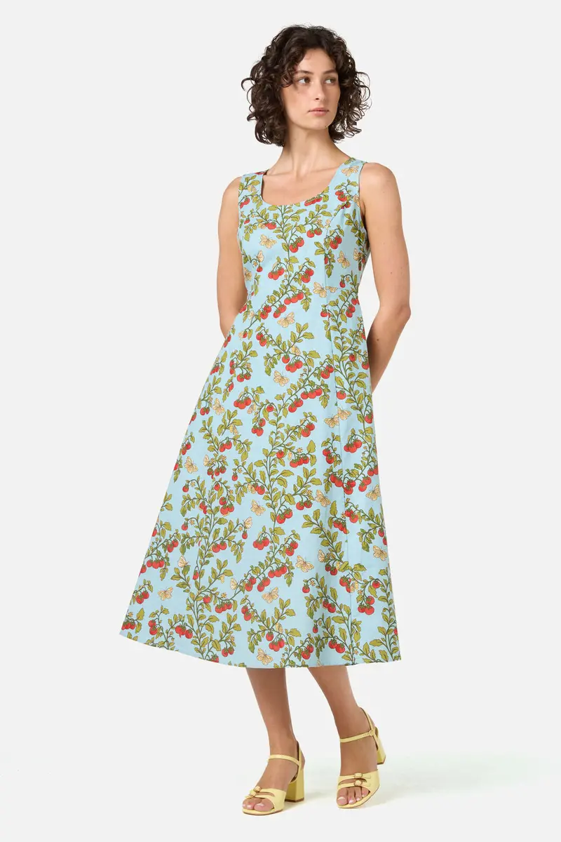 Cherry Tomatoes Midi Dress 1