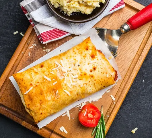 Chicken Parmigiana Filo Pastry 1