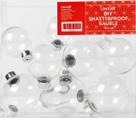 Christmas Shatterproof Baubles- Assorted Sizes 1