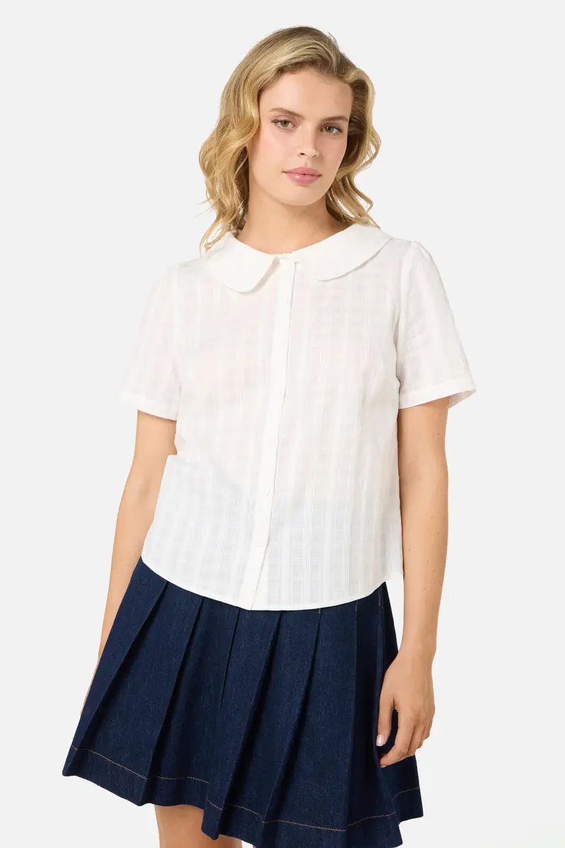 Cindy Sweet Collar Blouse 1