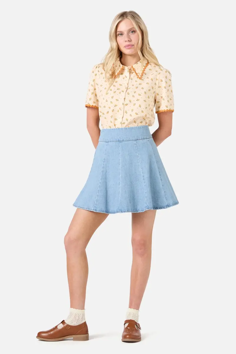 Clara Denim Mini Skirt 9