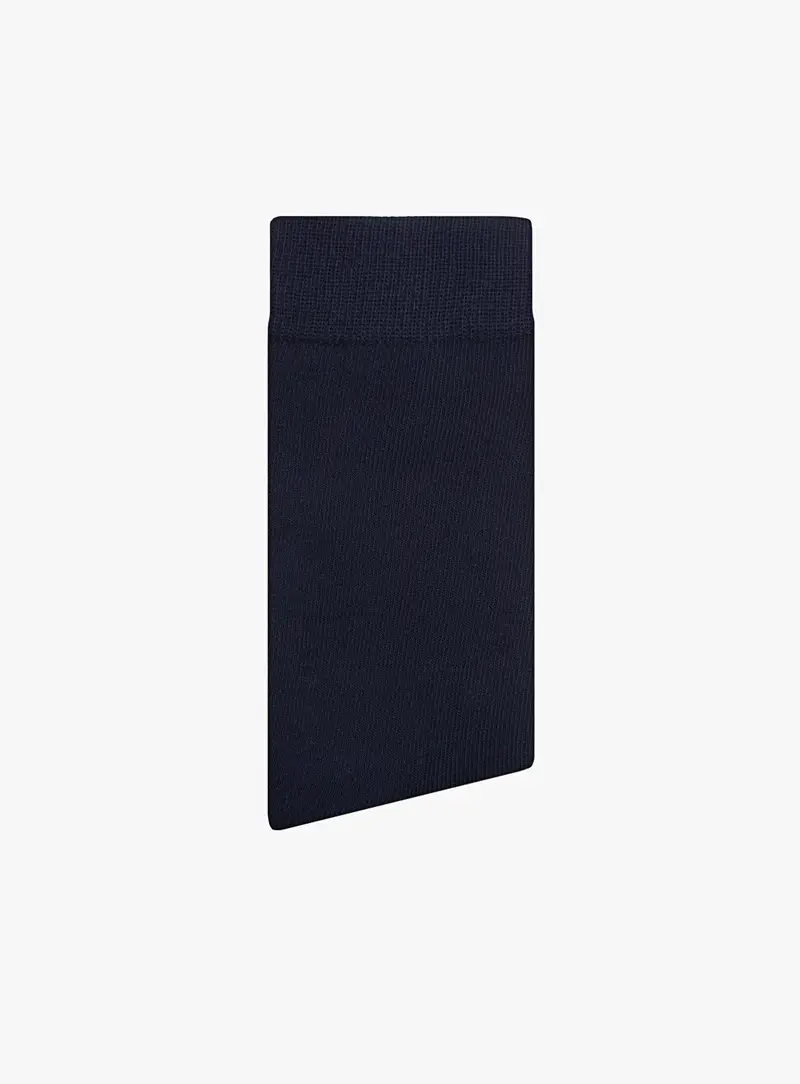 Classic Crew Navy Blue Socks 1