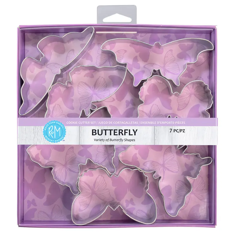 Cookie Cutter, Butterfly- 7Pc 1